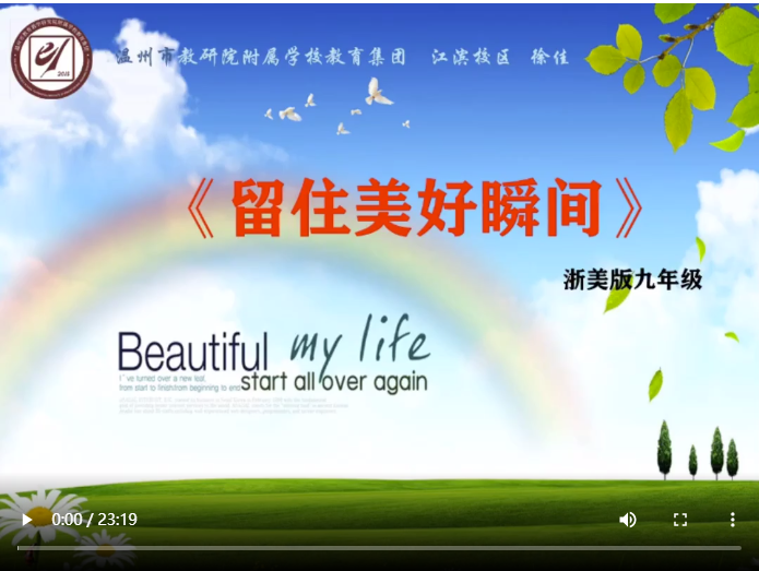 浙美版九年级...